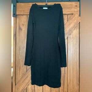 Universal Thread black rib mini dress